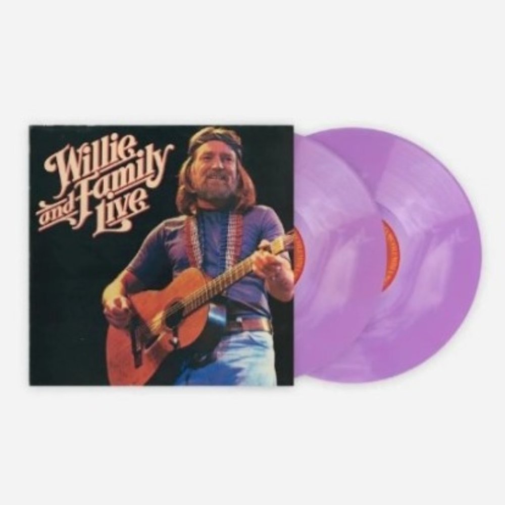 Willie Nelson Willie & Family Live 2-LP ~ Excl 180g Colored Vinyl ~Num/Ltd 2,000